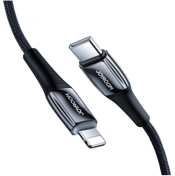Joyroom USB Typ C - Lightning-kabel Strömförsörjning 20W 2,4A 1,2m röd (S-1224K2 Röd)
