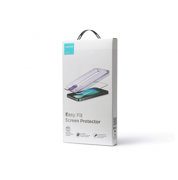 Joyroom Knight glas för iPhone 14 Plus med monteringssats transparent (JR-H11)