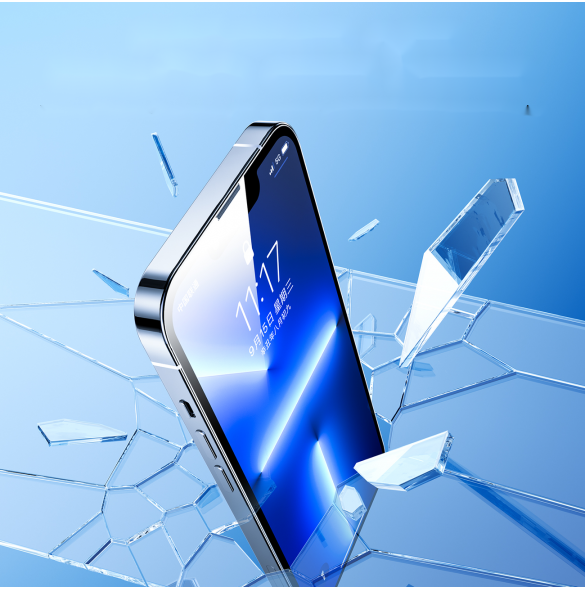 Joyroom Knight glas för iPhone 14 Plus med monteringssats transparent (JR-H11)