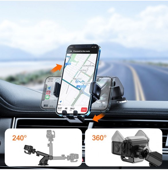 Joyroom bil smartphonehållare för instrumentbräda svart (JR-ZS283)
