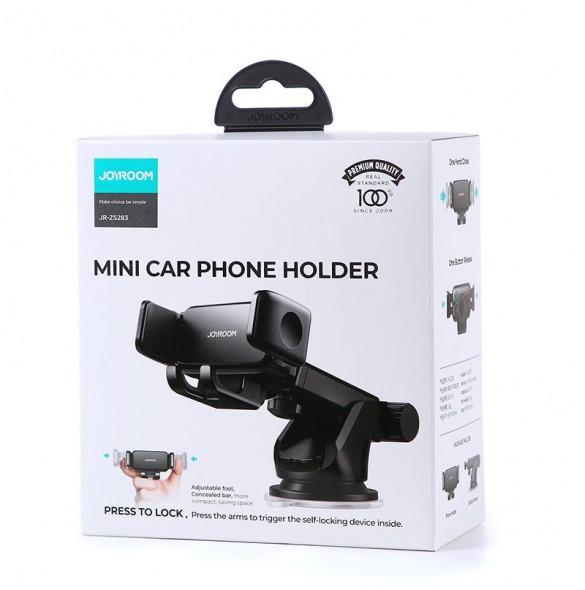 Joyroom bil smartphonehållare för instrumentbräda svart (JR-ZS283)