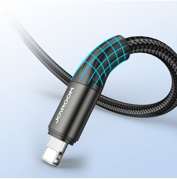 Joyroom Snabbladdning / Datakabel USB Typ C - Lightning PD 20W 2m Svart (S-2024N1-PD)