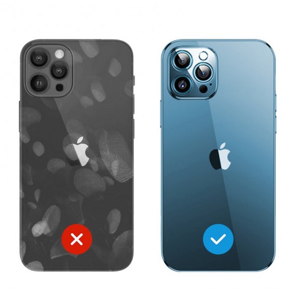 Joyroom Chery Mirror Case Skal till iPhone 13 Metallisk ram Blå (JR-BP907 kungblå)