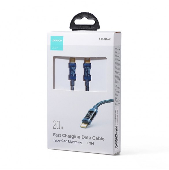 Joyroom-kabel USB Typ C - Lightning PD 20W 1,2 m blå (S-CL020A12-blå)
