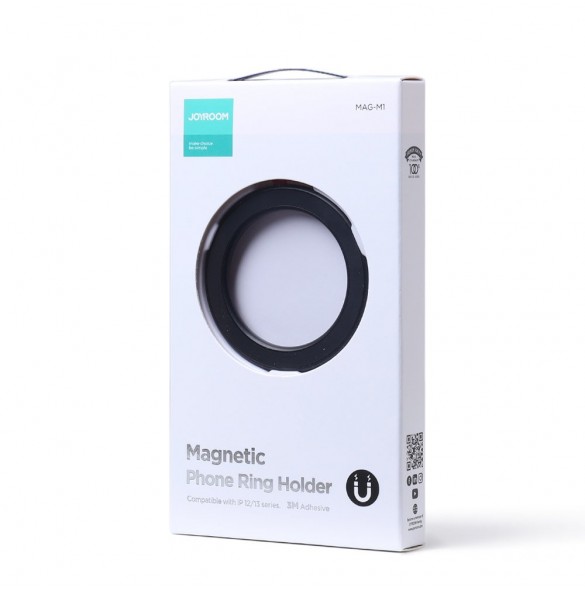 Joyroom magnetisk ring smartphone / surfplatta hållare svart (JR-Mag-M1)