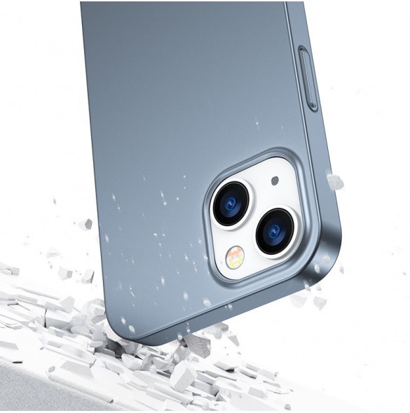 Joyroom 360 Full Case fram och bak skal för iPhone 13 + skärmskydd i härdat glas grå (JR-BP927 tranish)