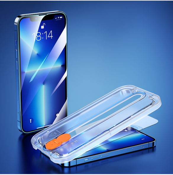 Joyroom härdat glas med monteringssats för iPhone 13 Pro Max 6.7 "transparent (JR-PF937)