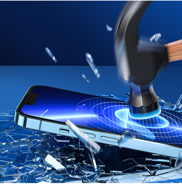 Joyroom härdat glas med monteringssats för iPhone 13 Pro Max 6.7 "transparent (JR-PF937)