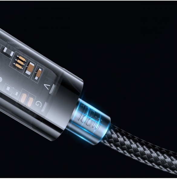 Joyroom-kabel USB Type-C - USB Type-C 100W 2m blå (S-CC100A20)