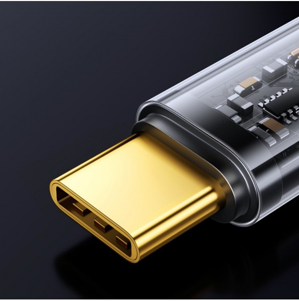 Joyroom-kabel USB Type-C - USB Type-C 100W kabel 2m svart (S-CC100A20)
