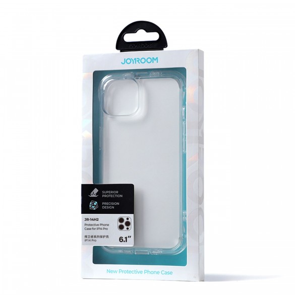 Joyroom Defender Series Fodral Skal för iPhone 14 Pro Armored Hook Cover Stand Clear (JR-14H2)