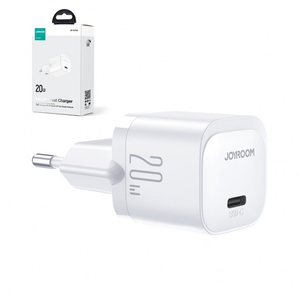 Miniladdare USB C 20W PD Joyroom JR-TCF02 - Vit