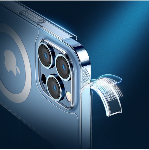 Joyroom Mingkai Series Rugged MagSafe Fodral för iPhone 13 (6,1 ") Transparent (JR-BP960)