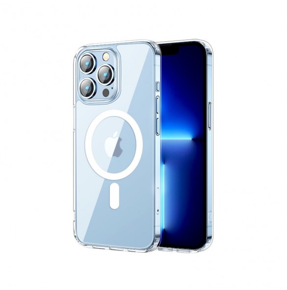 Joyroom Mingkai Series hållbart MagSafe-fodral för iPhone 13 Pro Max (6,7 tum) Transparent (JR-BP962)