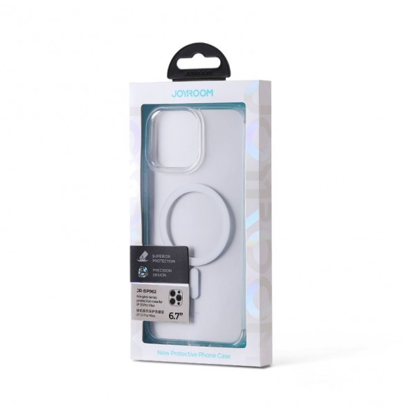 Joyroom Mingkai Series hållbart MagSafe-fodral för iPhone 13 Pro Max (6,7 tum) Transparent (JR-BP962)
