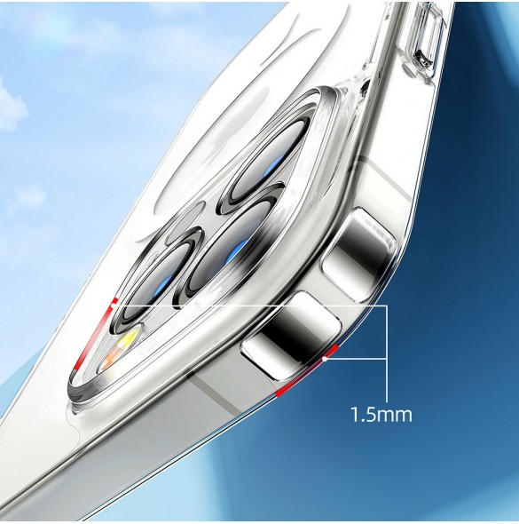 Joyroom 14D magnetfodral Magnetfodral för iPhone 14 Plus Kompatibel med MagSafe transparent (JR-14D7)