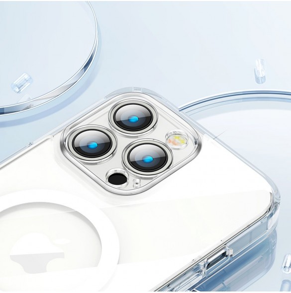 Joyroom 14D magnetfodral Magnetfodral för iPhone 14 Plus Kompatibel med MagSafe transparent (JR-14D7)
