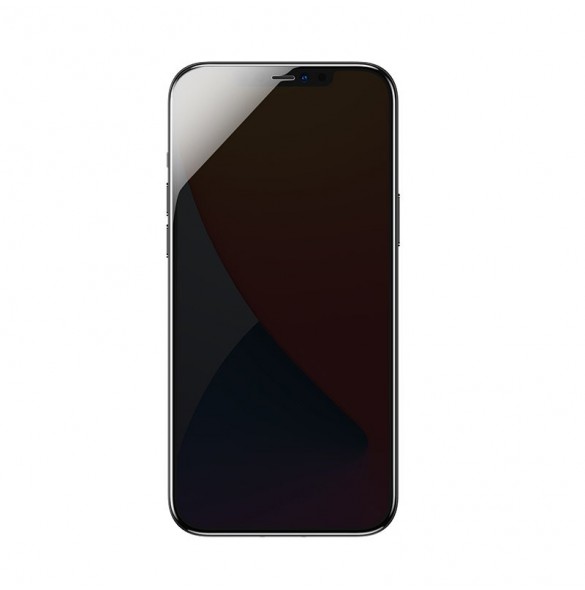 Joyroom Knight Series 2.5D helskärmsskydd härdat glas för iPhone 12 Pro Max (6,7")