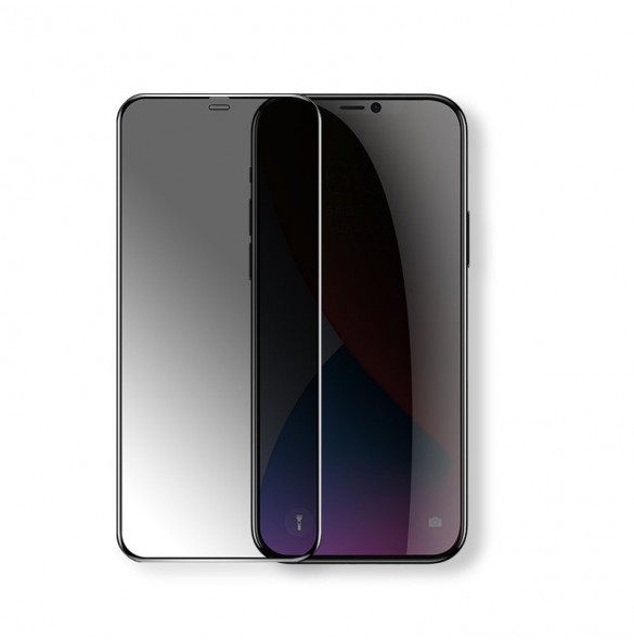 Joyroom Knight Series 2.5D helskärmsskydd härdat glas för iPhone 12 Pro Max (6,7")