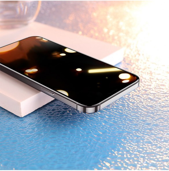 Joyroom Knight Series 2.5D helskärmsskydd härdat glas för iPhone 12 Pro Max (6,7")