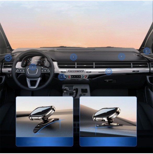 Joyroom bil magnetisk självhäftande telefonhållare (dashboard/cockpit) grå (JR-ZS314)