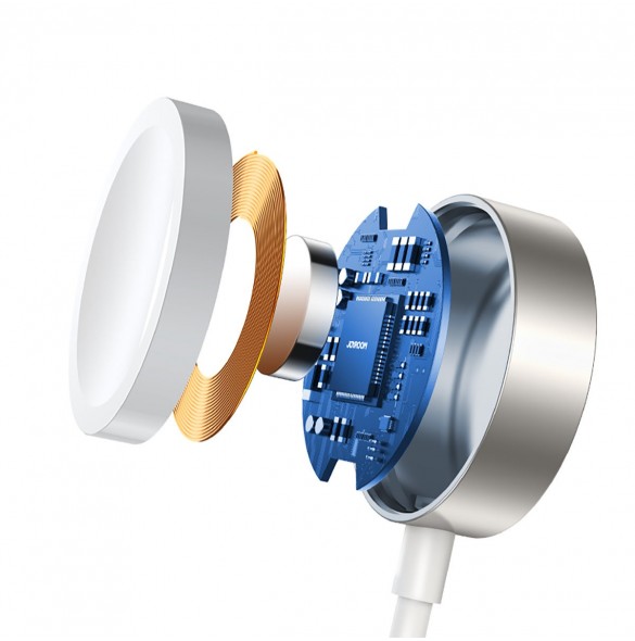 Joyroom-kabel med induktionsladdare för Apple Watch 1,2m vit (S-IW004)