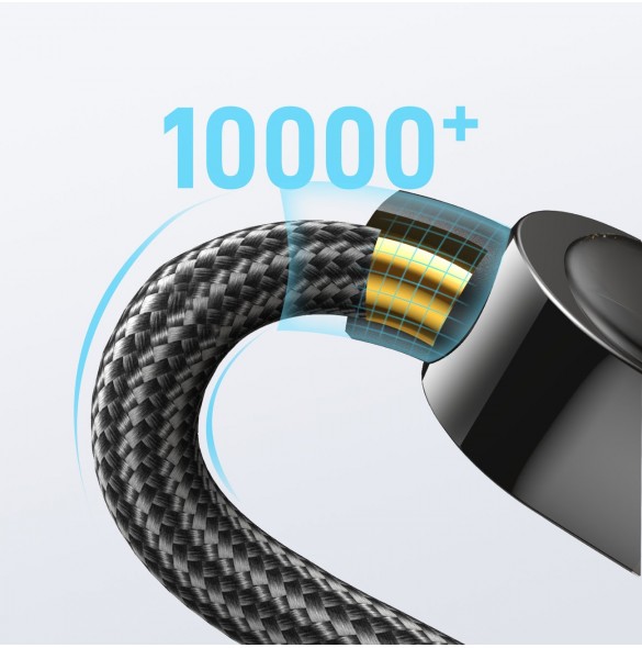 Joyroom USB C - Lightning 20W-kabel med laddningsströmdisplay 1,2 m svart (S-CL020A4)
