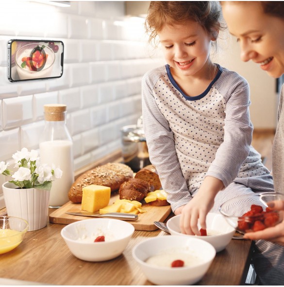 Joyroom Set med magnetiska monteringsringar för smartphone / surfplatta 2 st Svart (JR-Mag-M1)