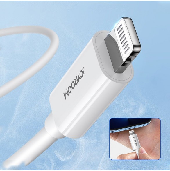 Joyroom-kabel MFi USB Typ C - Lightning 27W PD 1,2m vit (S-M430)