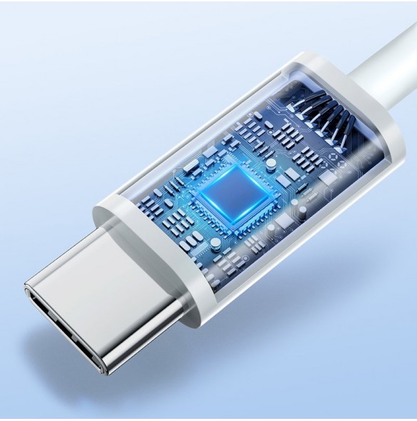 Joyroom-kabel MFi USB Typ C - Lightning 27W PD 1,2m vit (S-M430)
