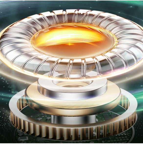 Joyroom trådlösa bluetooth sporthörlurar halsband svart (JR-D6)