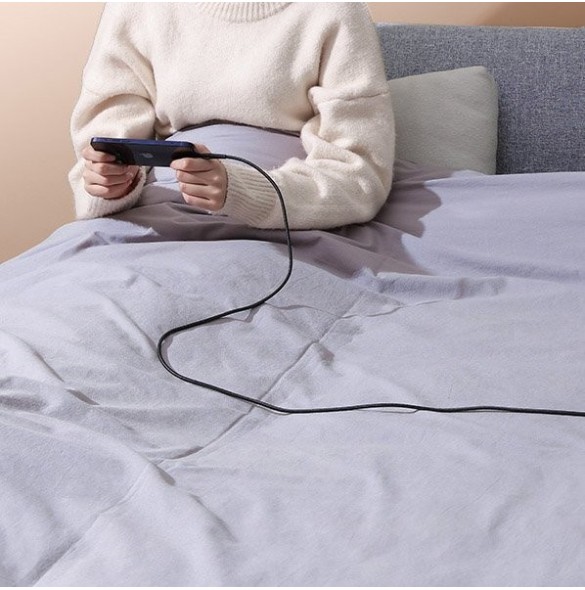 Joyroom MFI USB Typ C - Lightning-kabel 2,1A 1,8m svart (ST-C04 1,8M Svart)