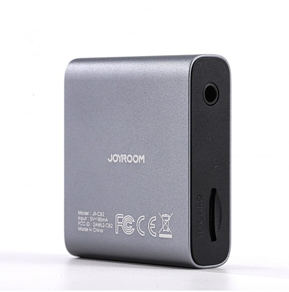 Joyroom Bluetooth AUX-sändare (sändare / mottagare) för bil, TV grå (JR-CB2)