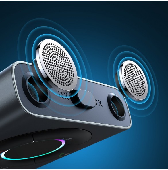Joyroom Bluetooth AUX-sändare (sändare / mottagare) för bil, TV grå (JR-CB2)