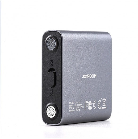 Joyroom Bluetooth AUX-sändare (sändare / mottagare) för bil, TV grå (JR-CB2)