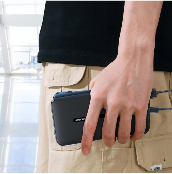 Joyroom powerbank 10000mAh 2,1A 2x USB svart (JR-T012 svart)