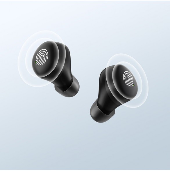 Joyroom TWS Bluetooth 5.1 300mAh trådlösa hörlurar svarta (JR-TL1 Pro)