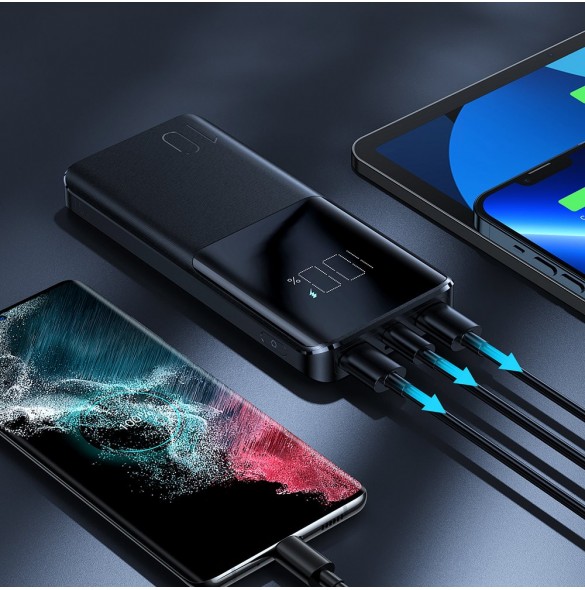 Joyroom powerbank 15W 10000mAh PD QC3.0 AFC svart (JR-T013)