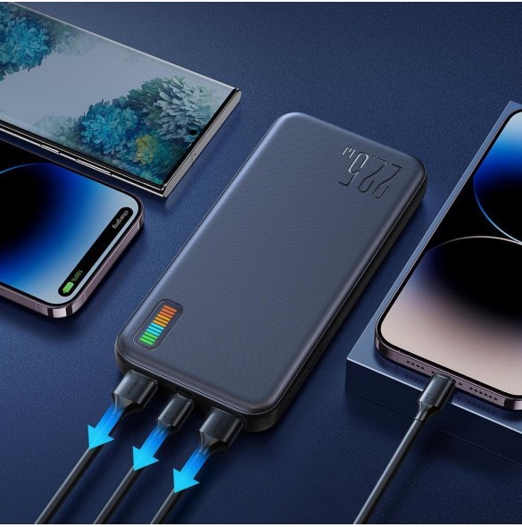 Joyroom powerbank 10000mAh Dazzling Series 22,5W svart (QP194)