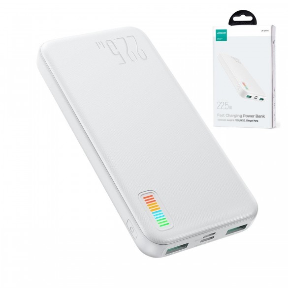 Joyroom powerbank 10000mAh Dazzling Series 22,5W vit (QP194)