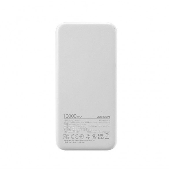 Joyroom powerbank 10000mAh Dazzling Series 22,5W vit (QP194)