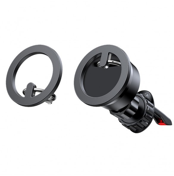 Joyroom kit multifunktionell magnetisk bilhållare ringtelefonstöd svart (JR-ZS294)