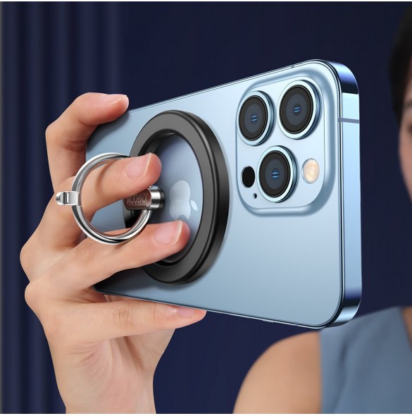 Joyroom kit multifunktionell magnetisk bilhållare ringtelefonstöd svart (JR-ZS294)
