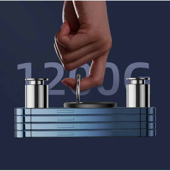 Joyroom kit multifunktionell magnetisk bilhållare ringtelefonstöd svart (JR-ZS294)