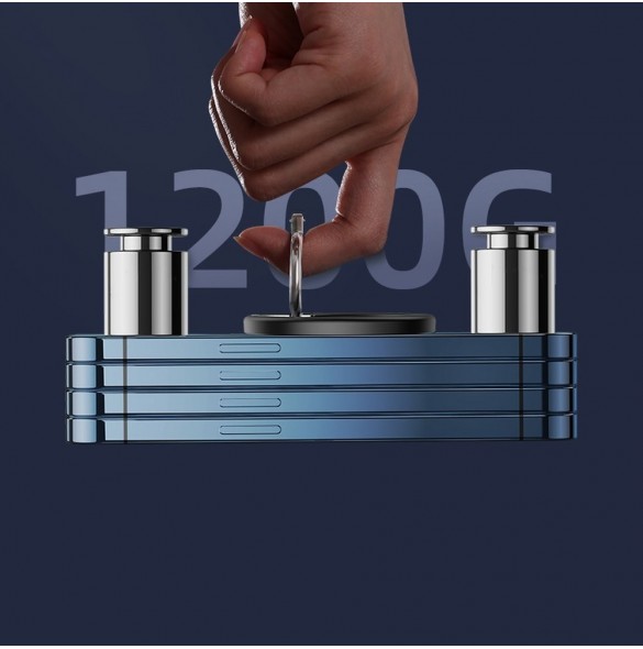 Joyroom kit multifunktionell magnetisk bilhållare ringtelefonstöd svart (JR-ZS294)