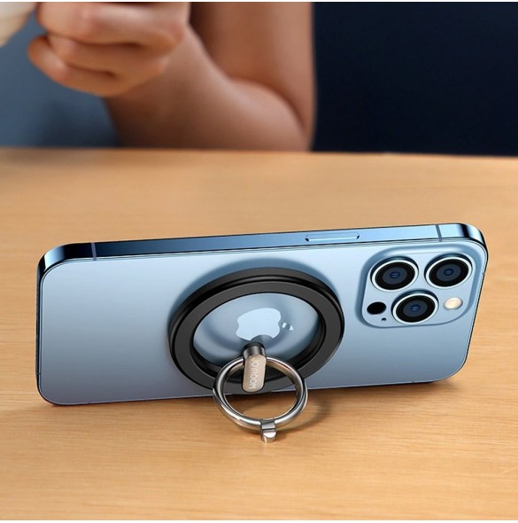 Joyroom kit multifunktionell magnetisk bilhållare ringtelefonstöd svart (JR-ZS294)