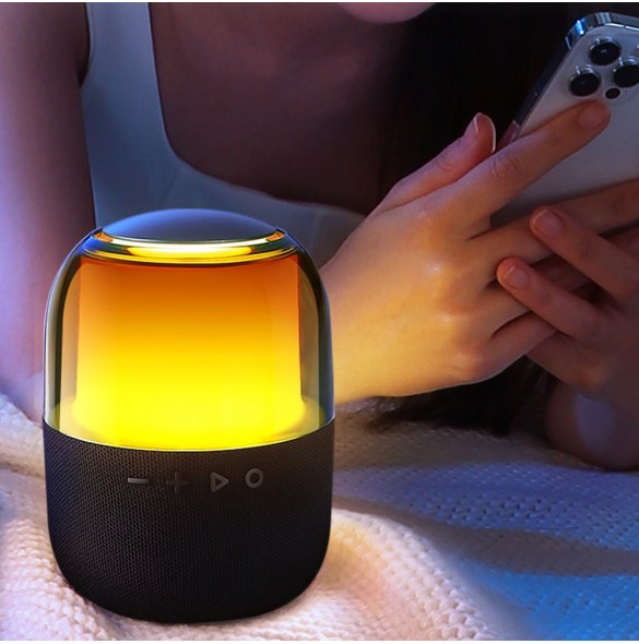 Joyroom trådlös Bluetooth 5.3 RGB-högtalare svart (JR-ML05)