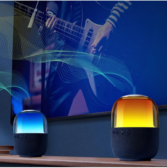 Joyroom trådlös Bluetooth 5.3 RGB-högtalare svart (JR-ML05)