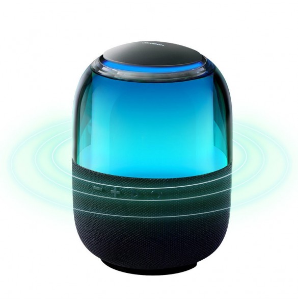 Joyroom trådlös Bluetooth 5.3 RGB-högtalare svart (JR-ML05)