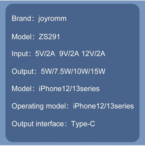 Joyroom Air Vent Biltelefonhållare med 15W Qi trådlös laddare (MagSafe-kompatibel) Silver (JR-ZS291)